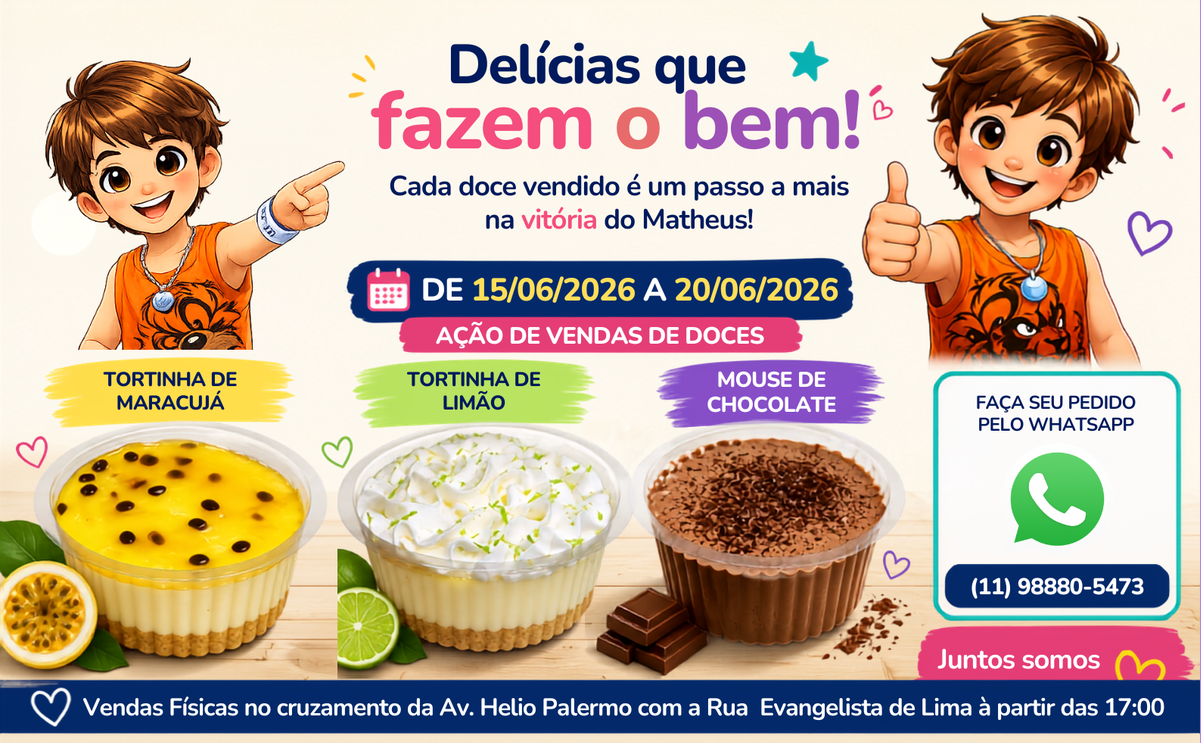 Delícias que fazem o bem